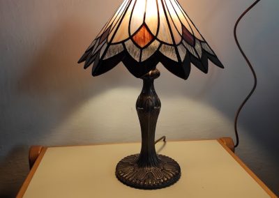Lampa tiffany technikou Prima rozsvícená
